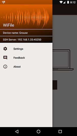WiFile user-friendly interface