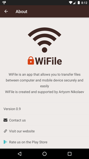WiFile developer Helicoid Team